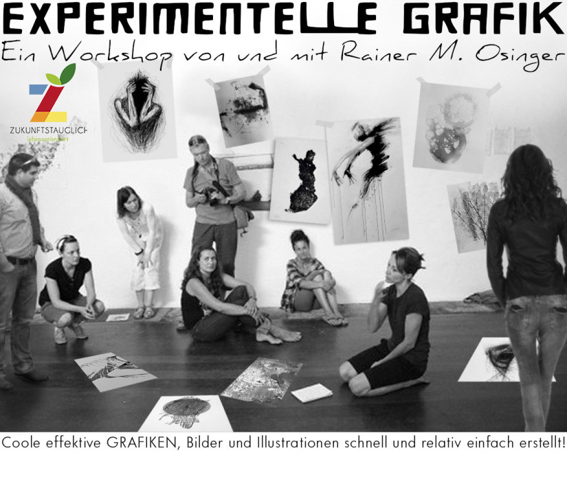 Workshop - Kunstworkshop- EXPERIMENTELLE GRAFIK und Druckgrafik